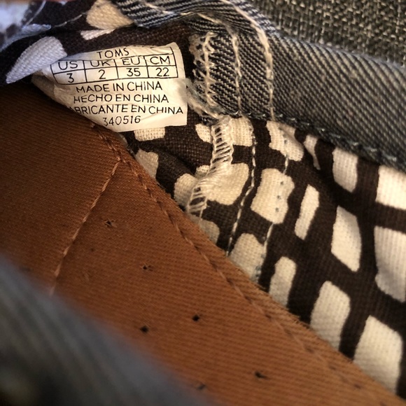 TWO Pairs of TOMS Denim Shoes: Bootie & Slip-On - Picture 8 of 8